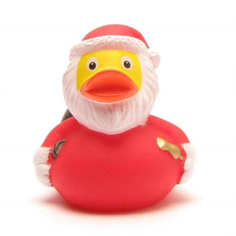 Duckshop Santa Claus with Bag Rubber Duck