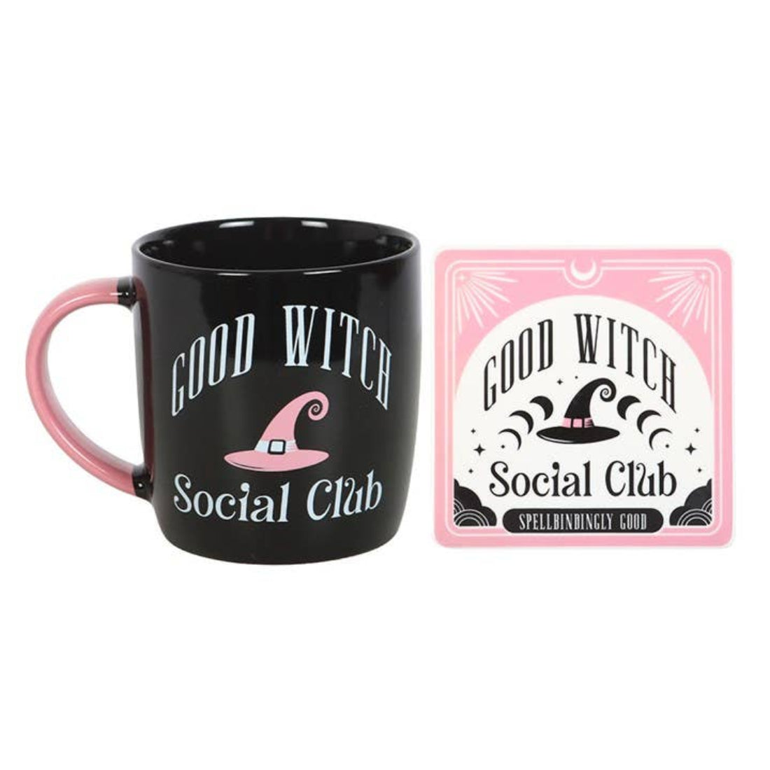 Something Different Good Witch Mug and Coaster Set