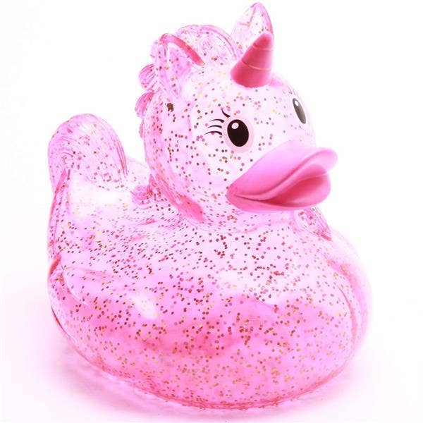 Duckshop Glitter Unicorn Rubber Duck
