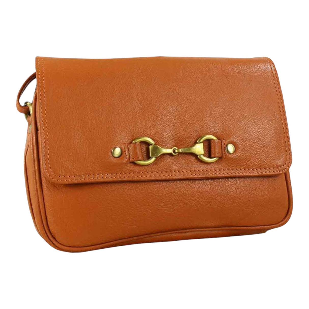 Grays 1922 Isla Shoulder Bag with Snaffle - Tan Leather
