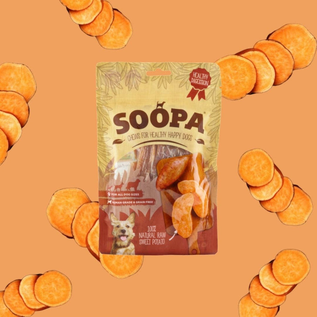 Soopa Natural Sweet Potato Dog Chews