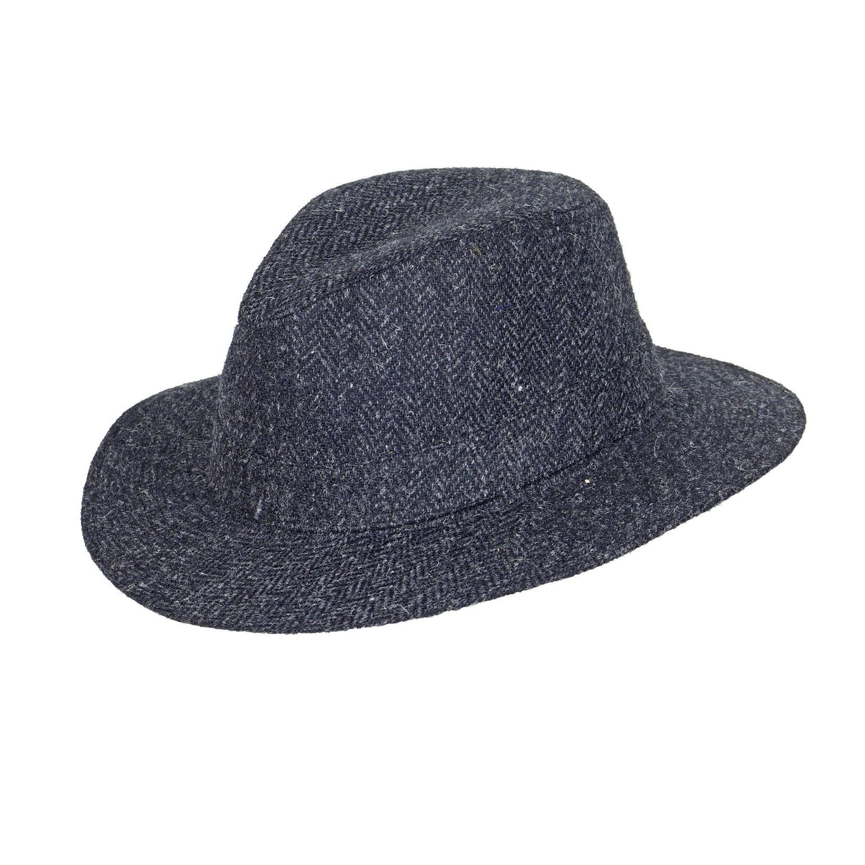 Heather Hats Denholm Harris Tweed Fedora