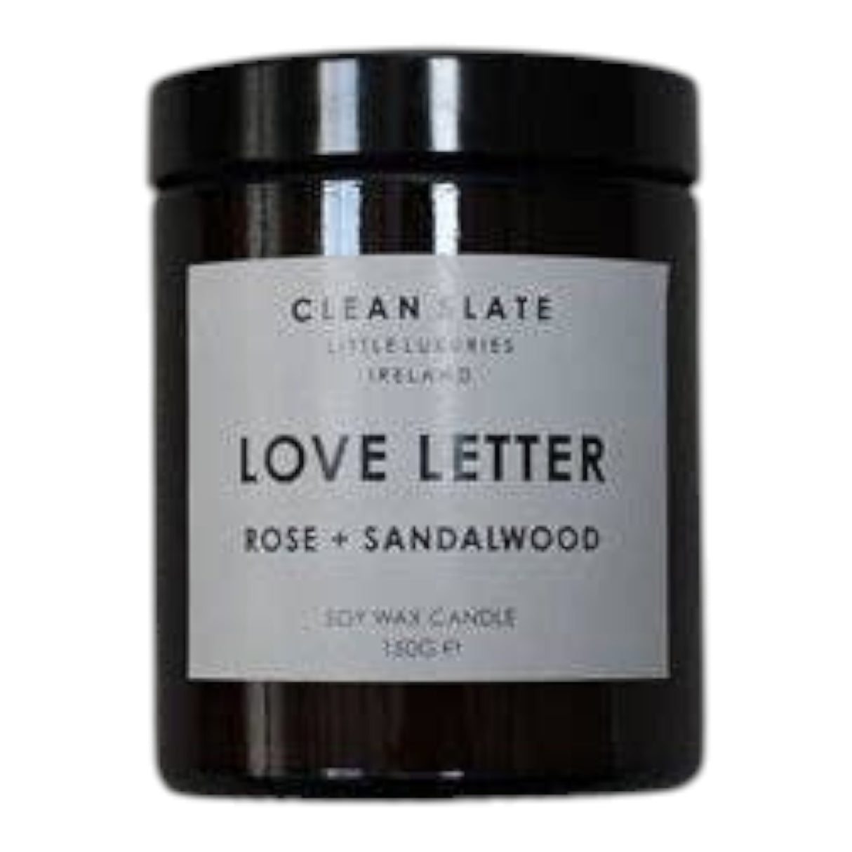 CLEAN SLATE Love Letter Amber Candle