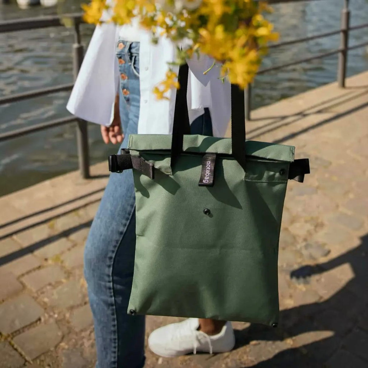 Notabag Crossbody Fern Green Multifunctional Bag
