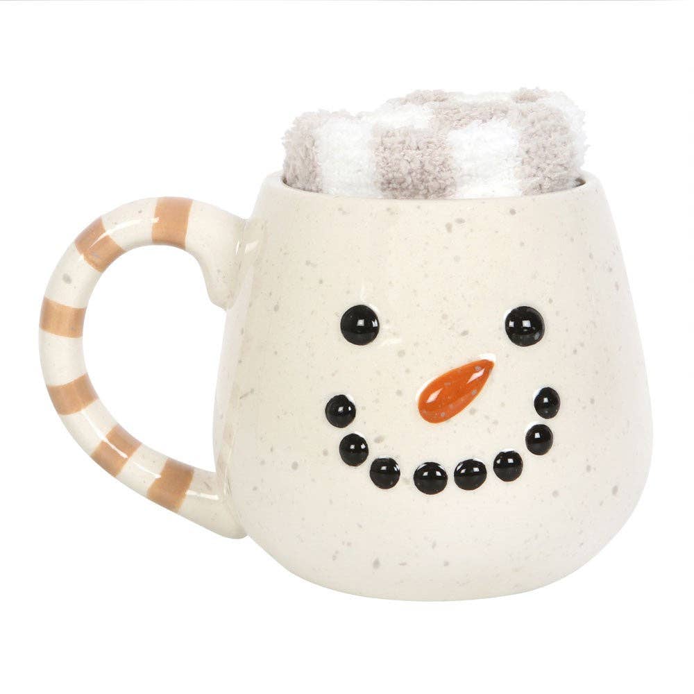 SD Snowman Mug and Socks Set