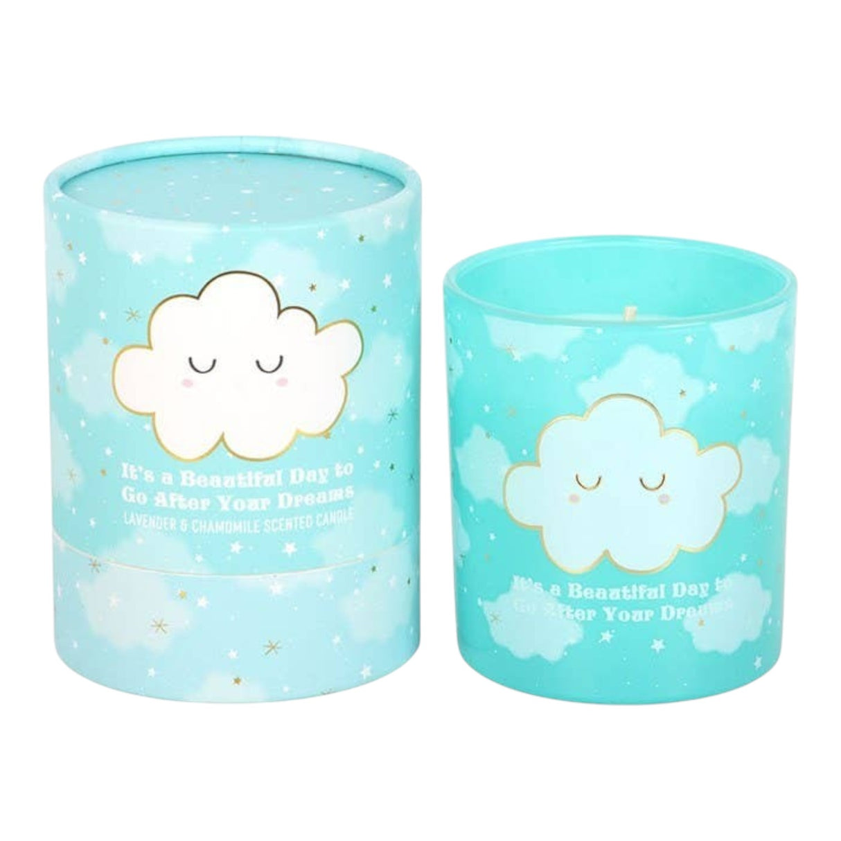 Something Different Wholesale Europe - Cloud Print Lavender & Chamomile Candle