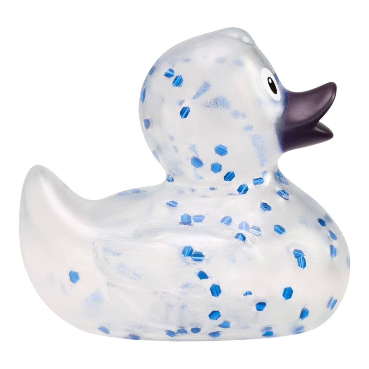 Bibi Blue Glitter Rubber Duck