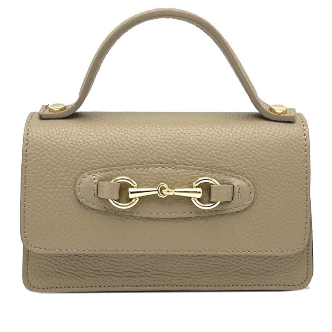 Suie Valentini Genuine Leather Handbag with Chain