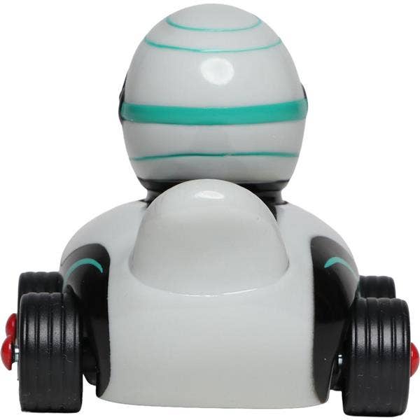 Duckshop Silver Ducks on Wheels Rubber Duck
