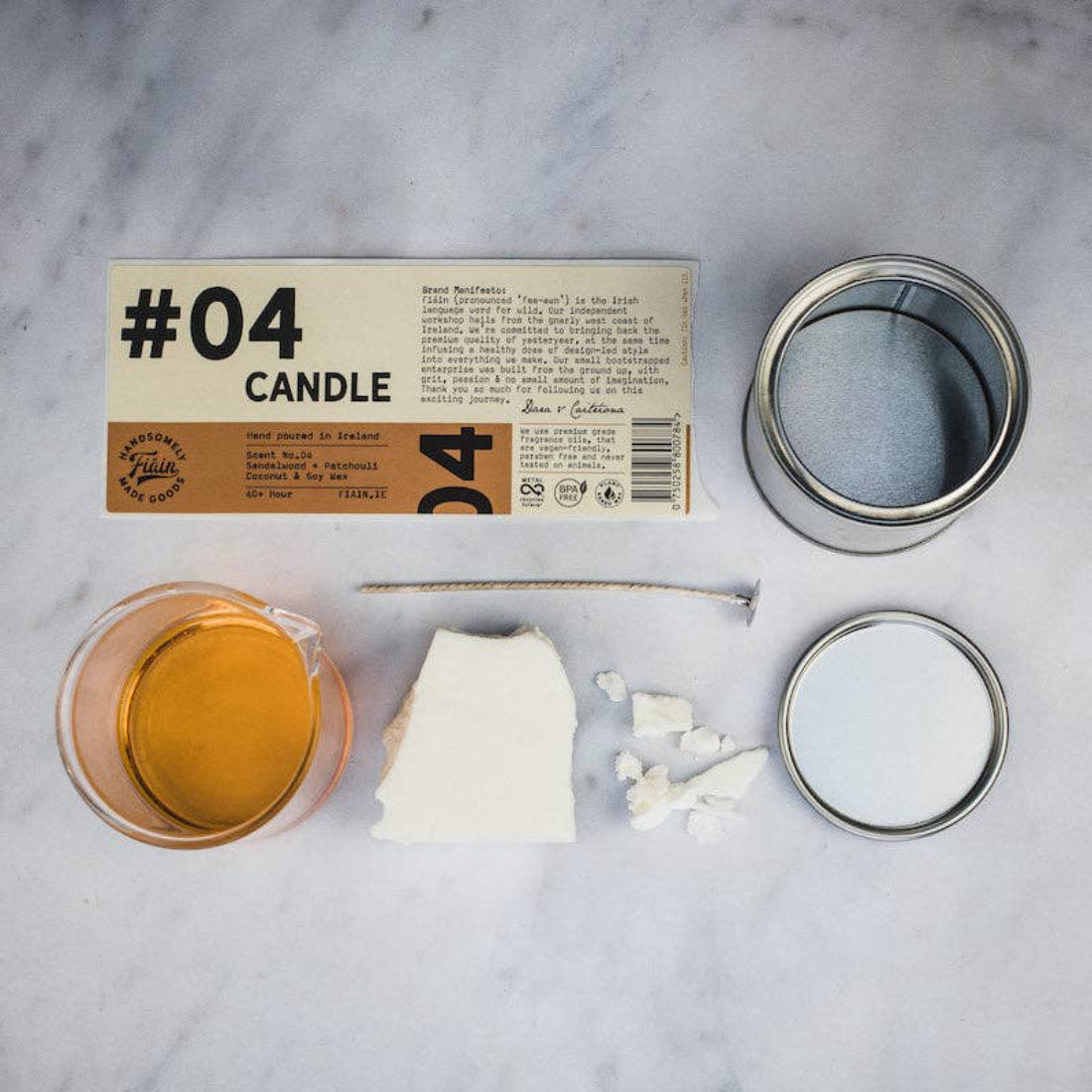 FAIN Candle 04 - Sandalwood + Patchouli