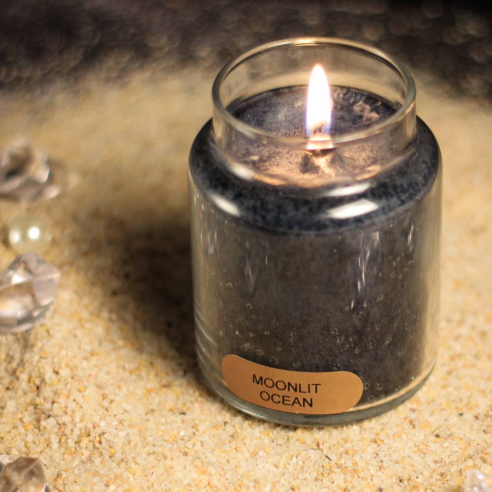 Cheerful Candle Moonlit Ocean Candle