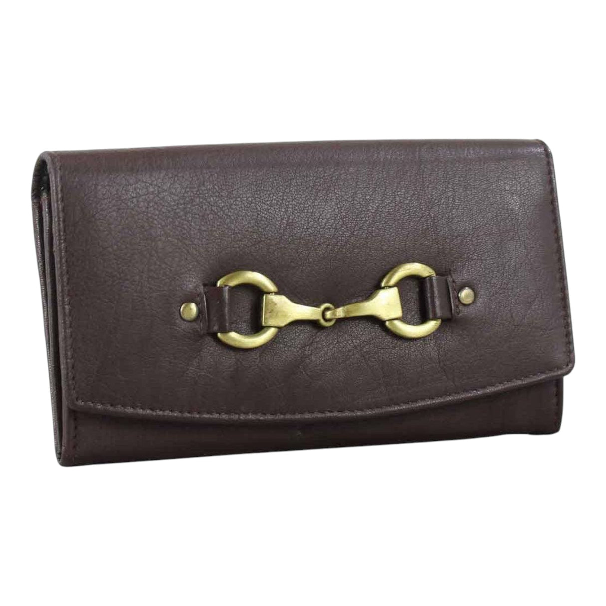 Grays 1922 Sadie Purse with Snaffle in Brown Leather
