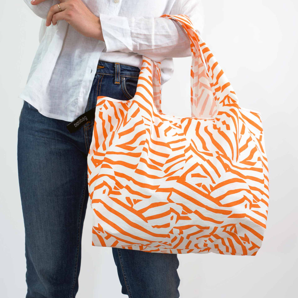 Notabag Foldable Tote - Peach Twist