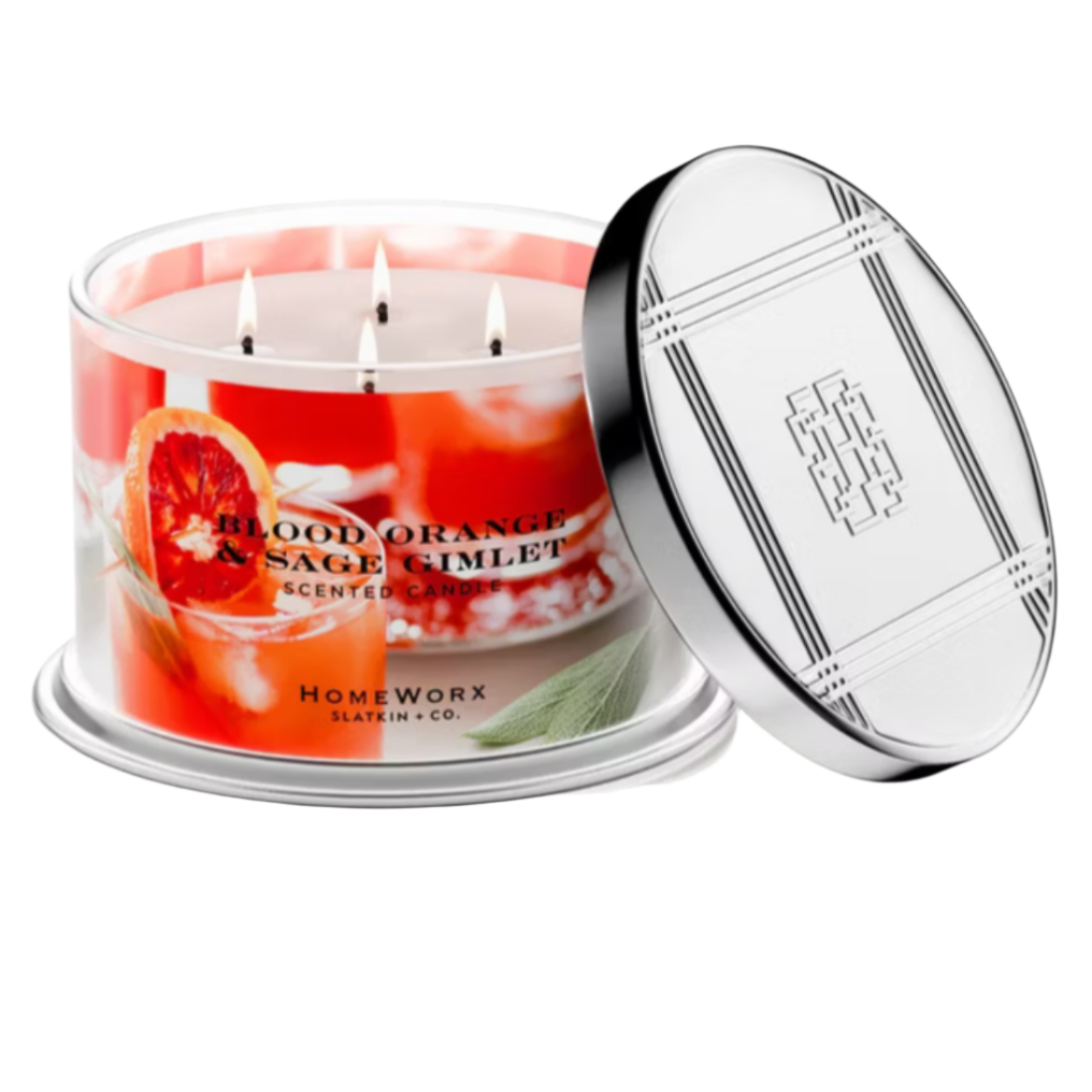 Homeworx Blood Orange & Gimlet 4 Wick Candle