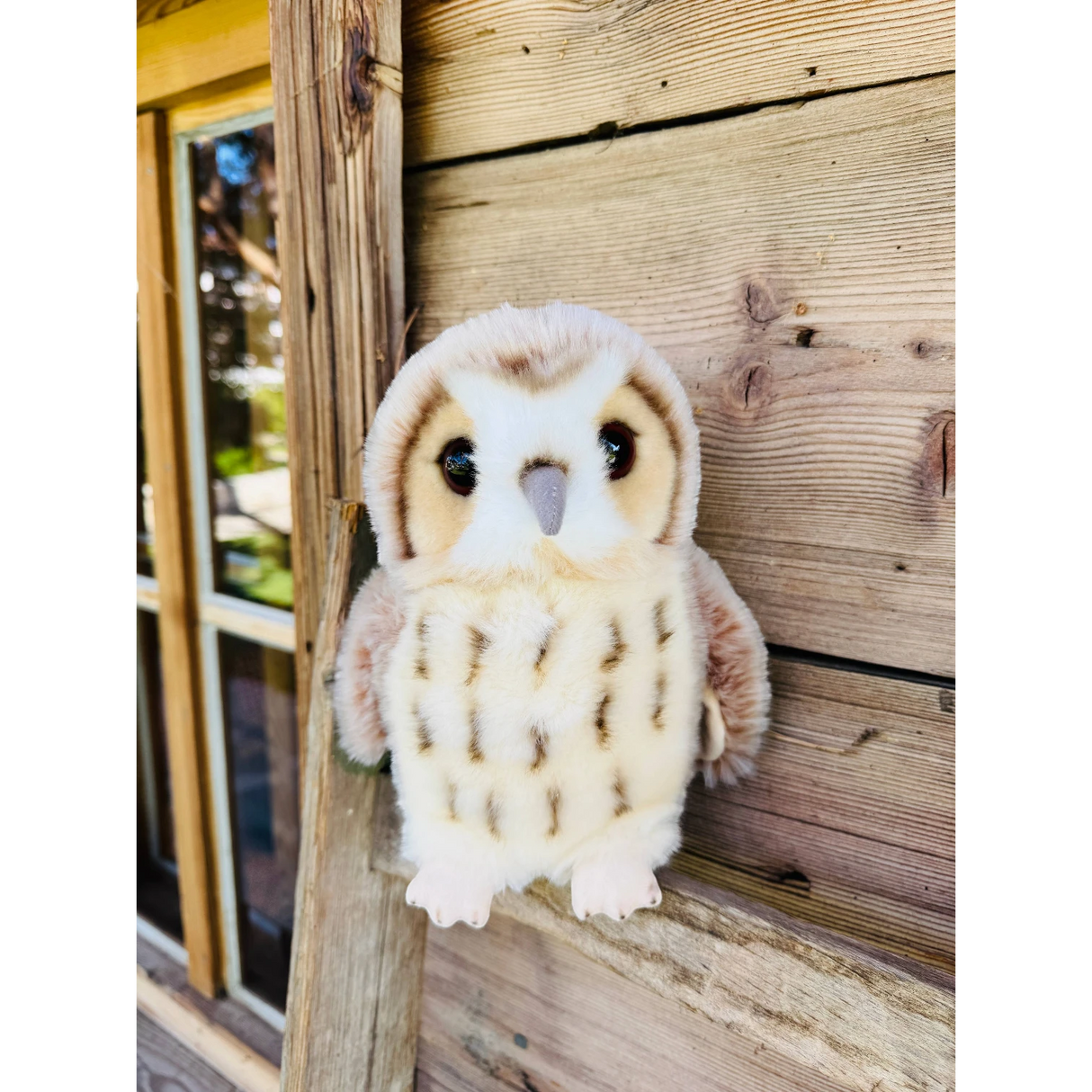 Teddy Hermann Beige Owl 20cm Plush Toy