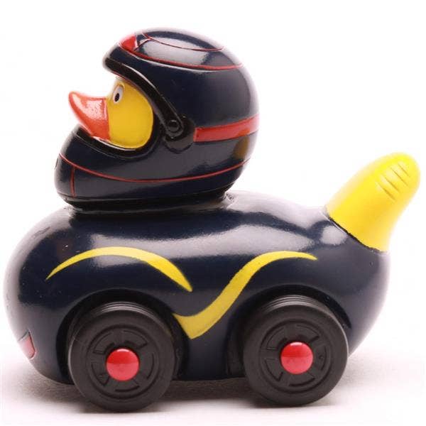 Duckshop Blue Ducks on Wheels Rubber Duck
