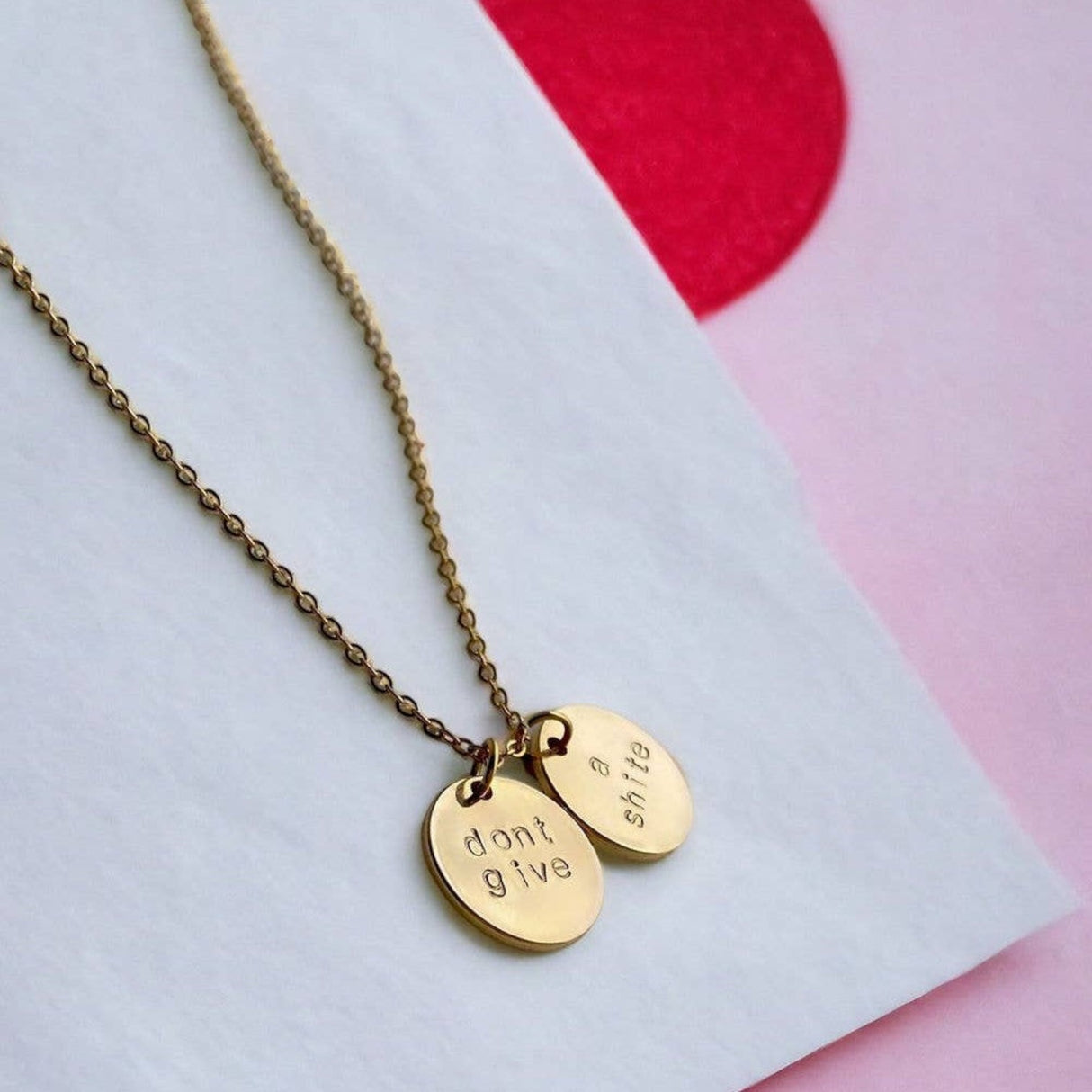 Rudies and Co Don't Give a S***e Necklace