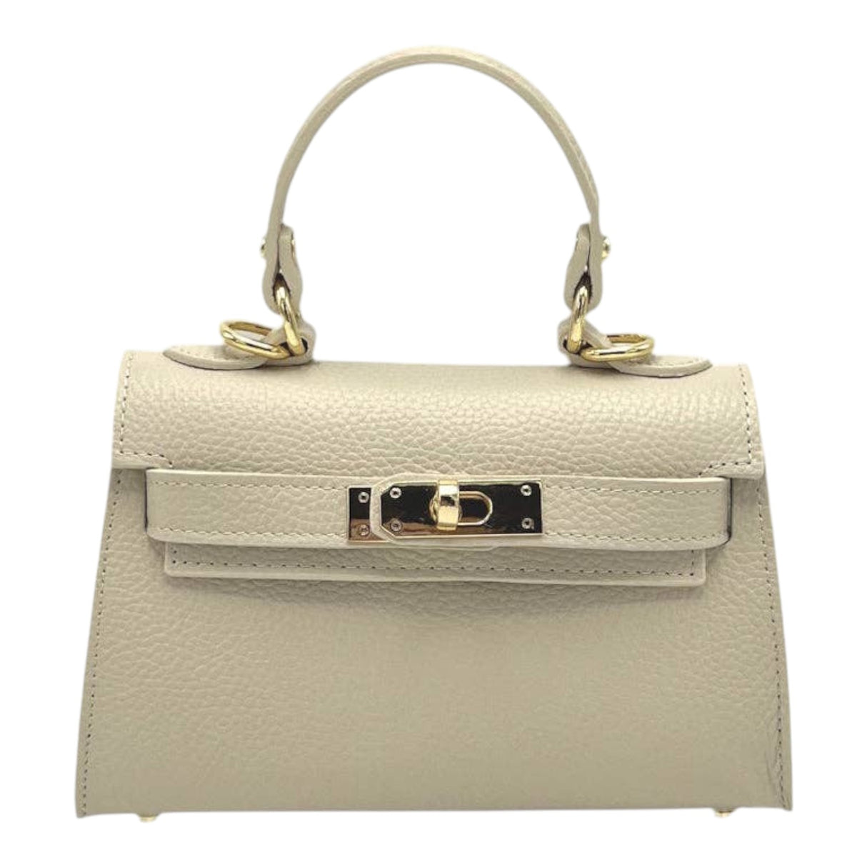 Suie Valentini srl - Genuine leather shoulder bag, Made in Italy, art. 112609