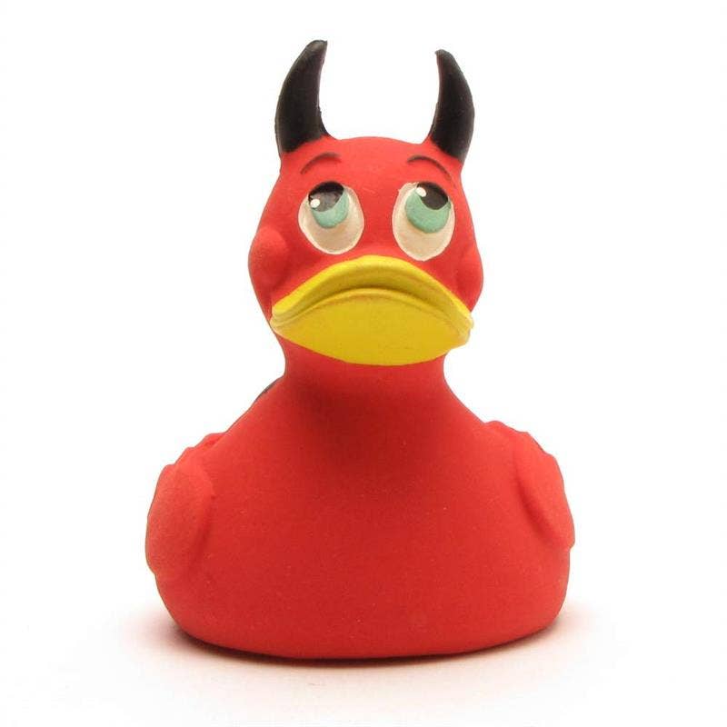 Duckshop Devil Duck Rubber Duck