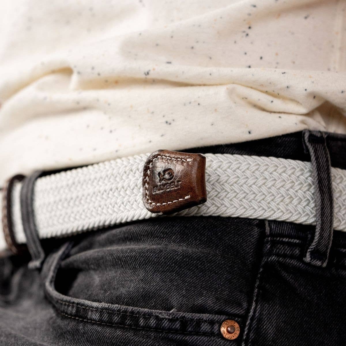 Billy Belt Coconut White Belt