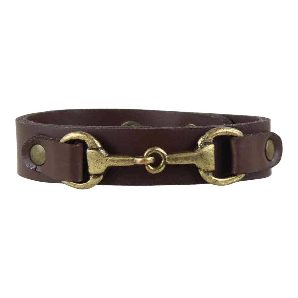Grays 1922 Snaffle Bracelet Dark Brown