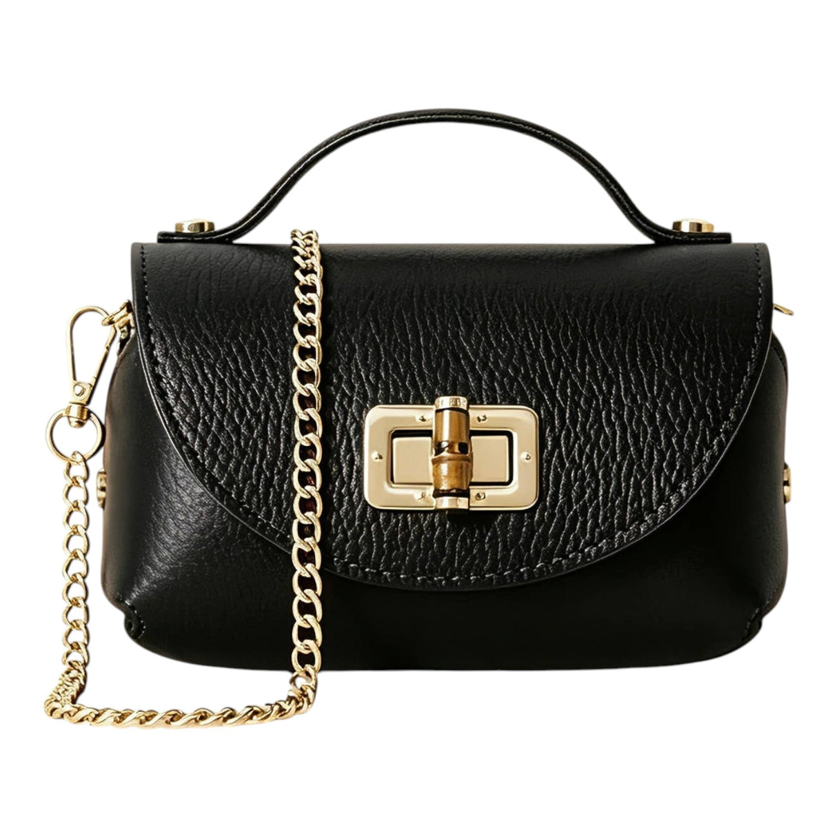 Nanabags Mini Bag in Hammered Leather
