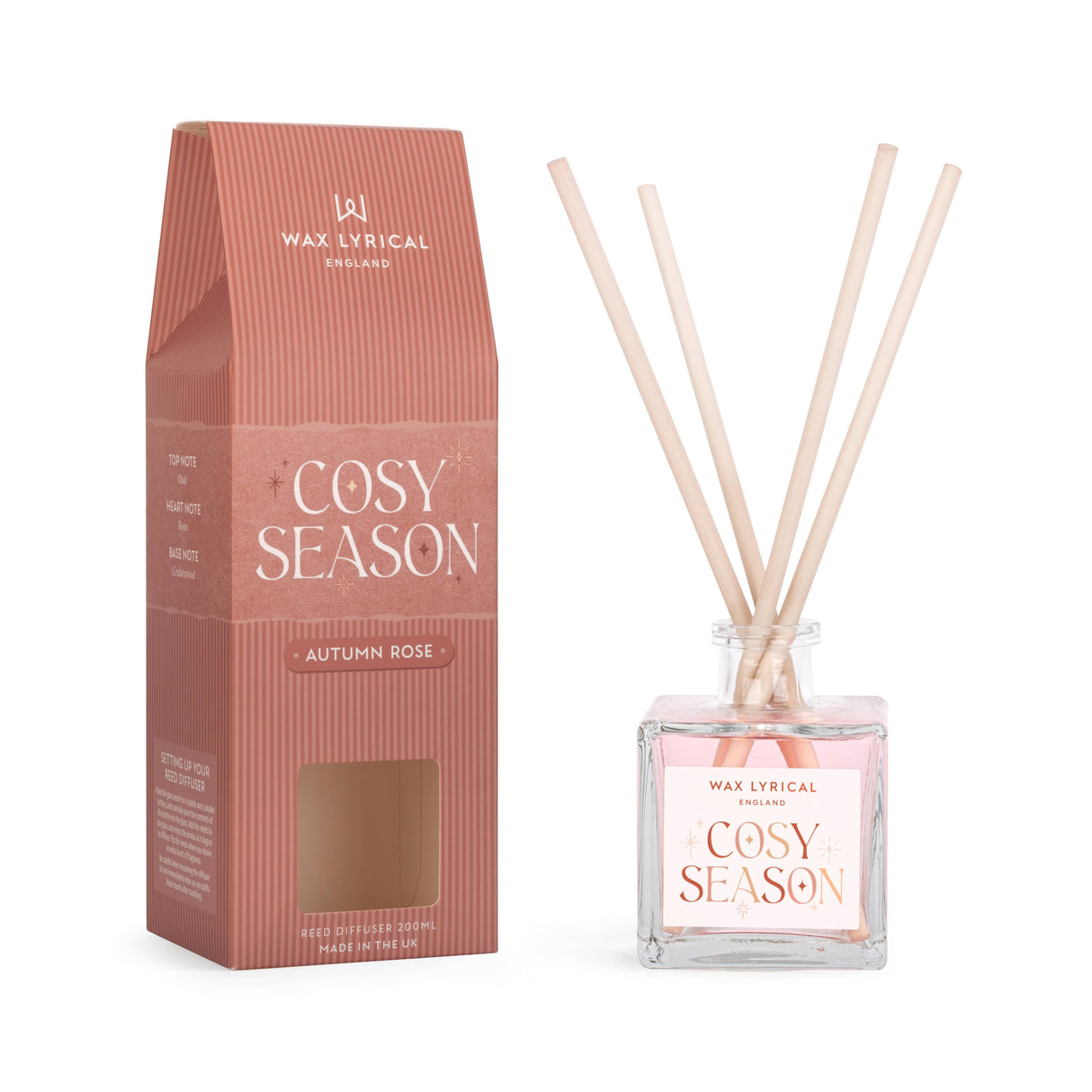 Wax Lyrical Autumn Rose Reed Diffuser