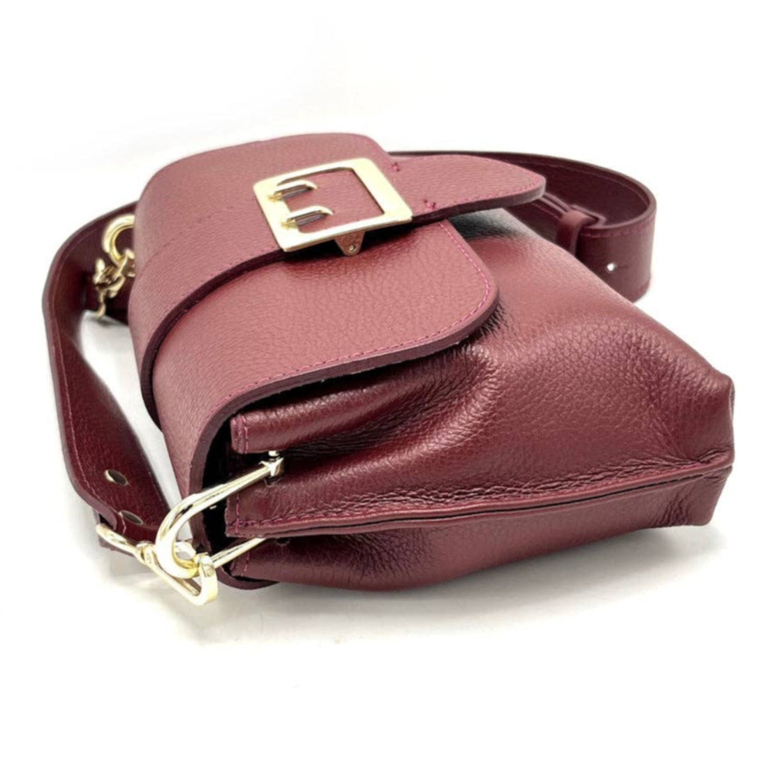 Suie Valentini Genuine Leather Shoulder Bag