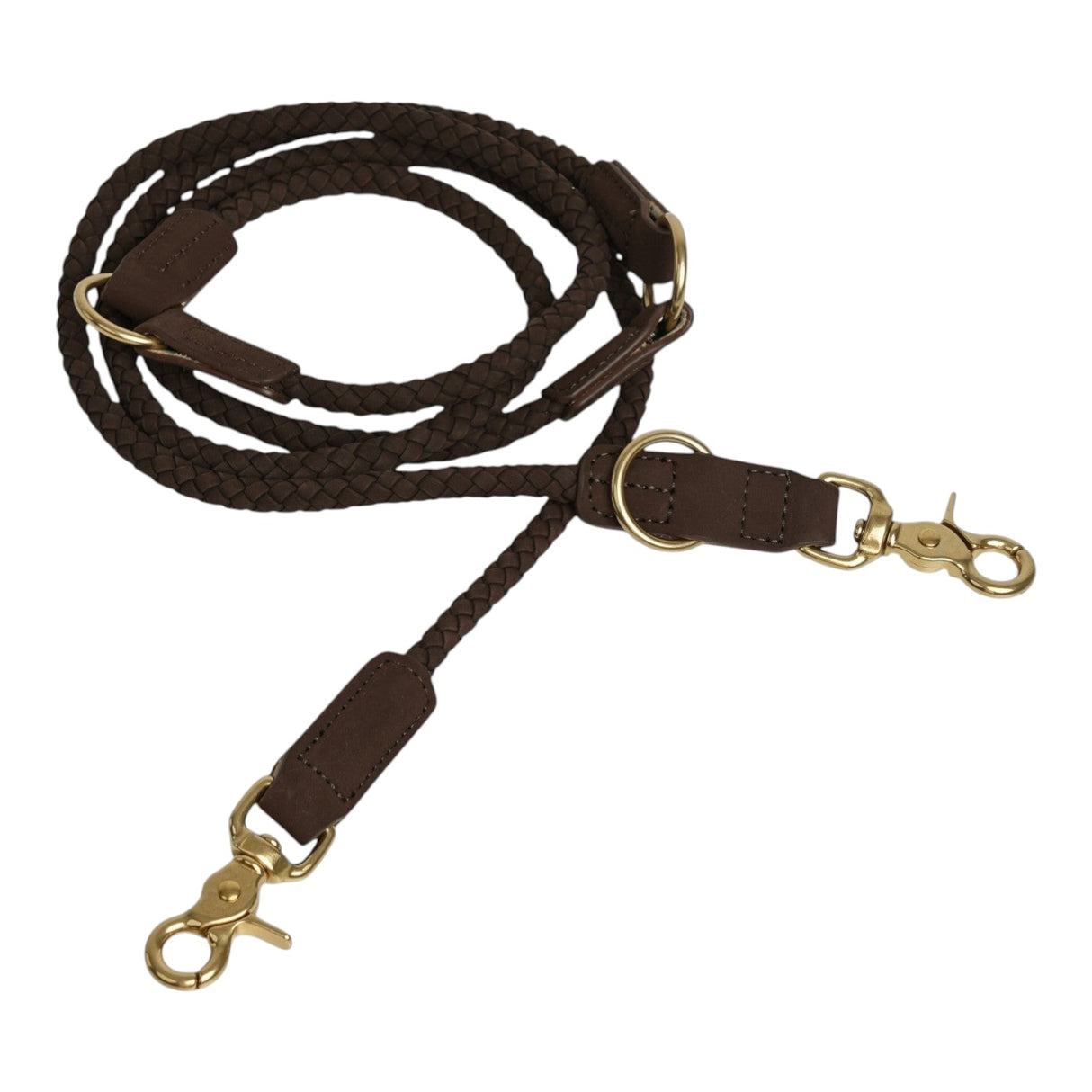 Staey Kaia Braided Dog Leash Dark Oak