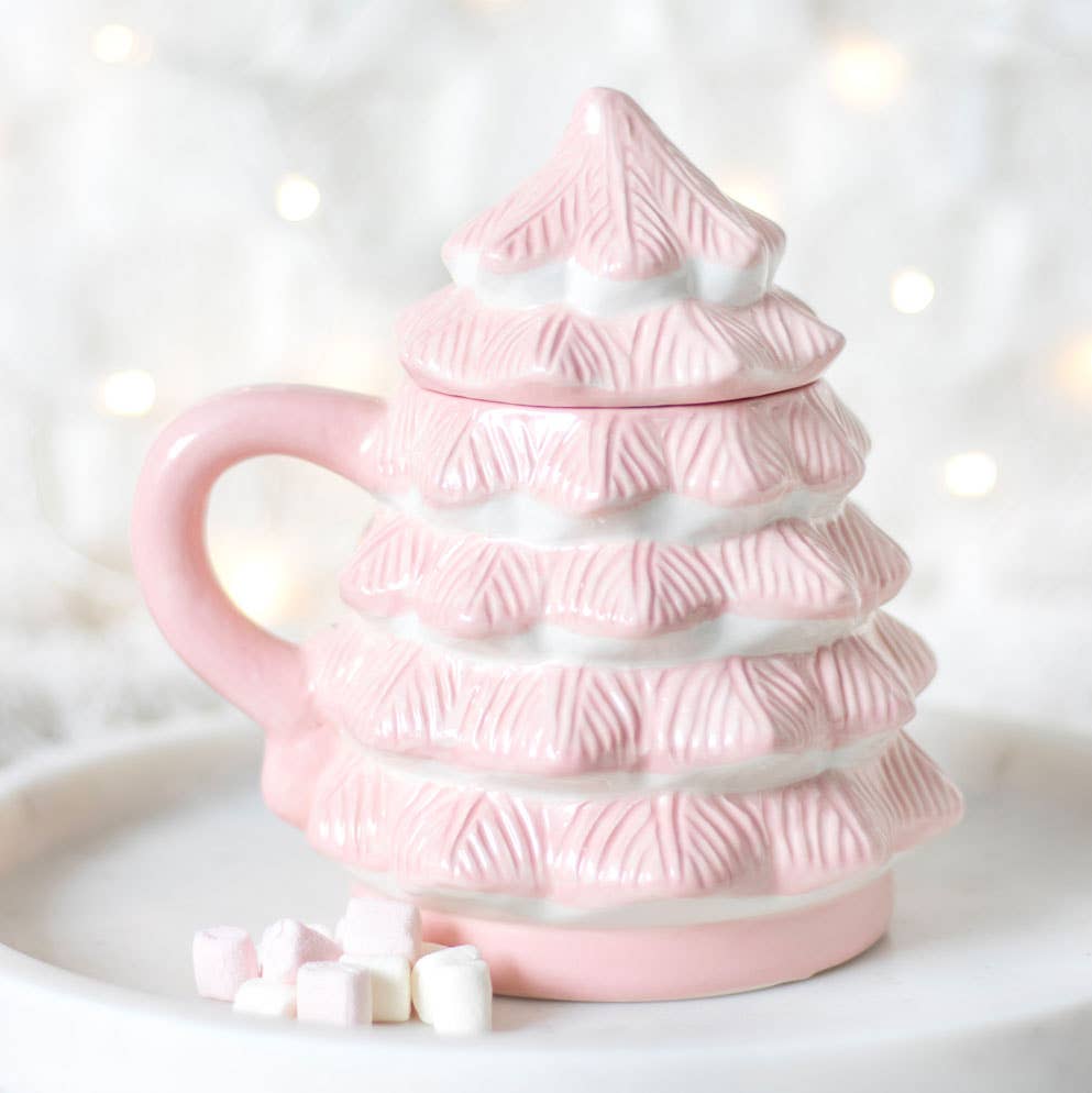 SD Pink Tree Shaped Mug