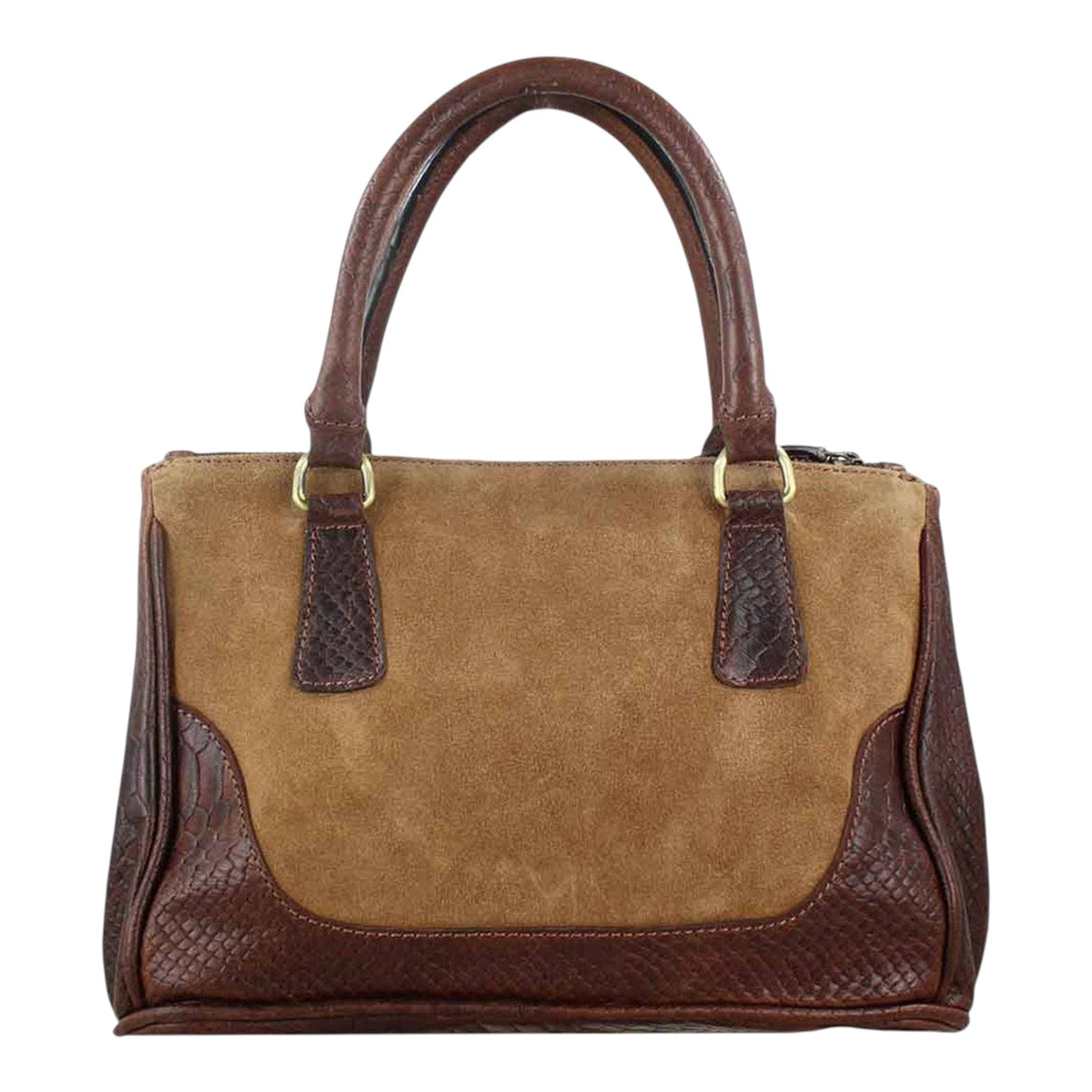 Grays 1922 Jodie Handbag in Croc Leather with Suede