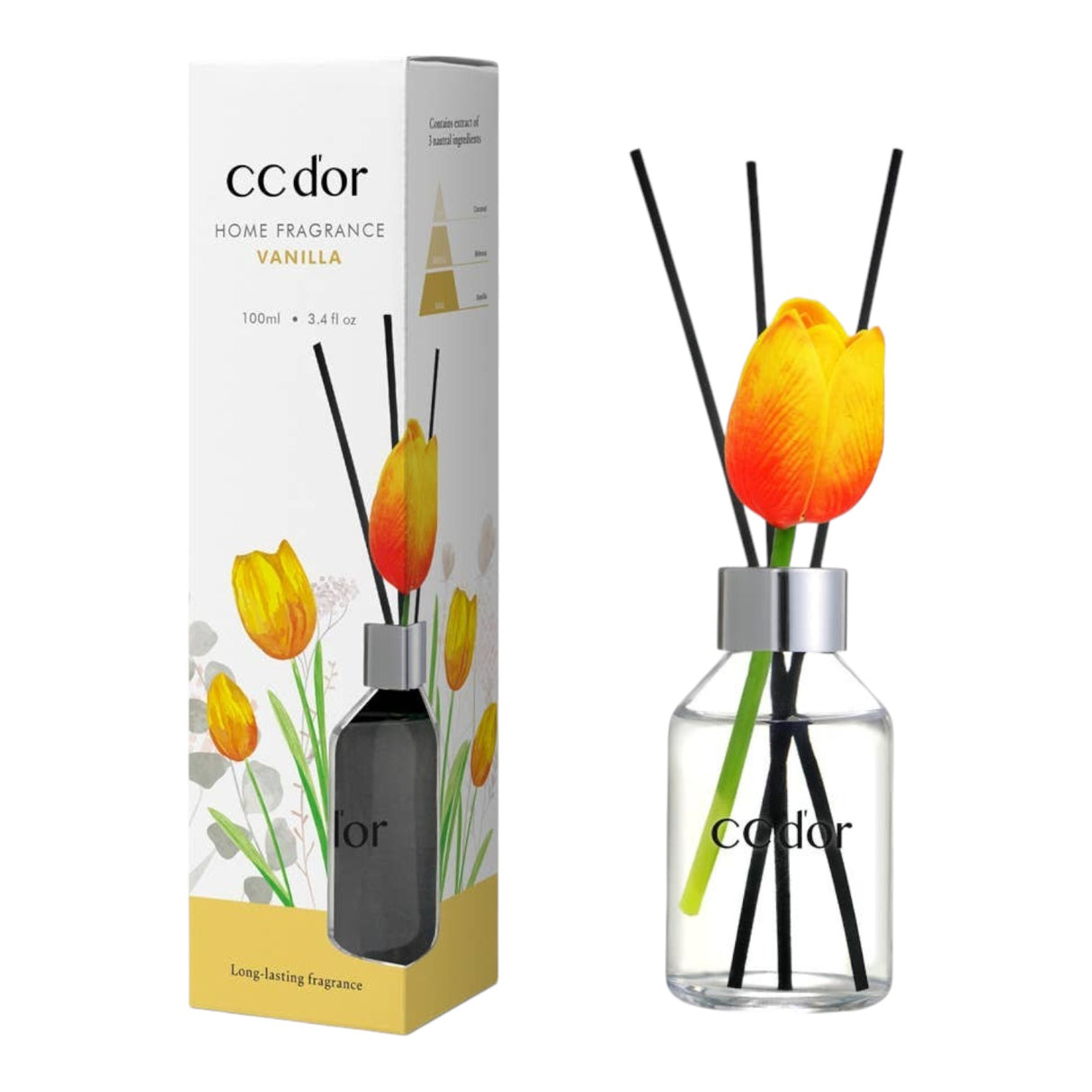 Cocodor Flower Reed Diffuser - Vanilla Fragrance