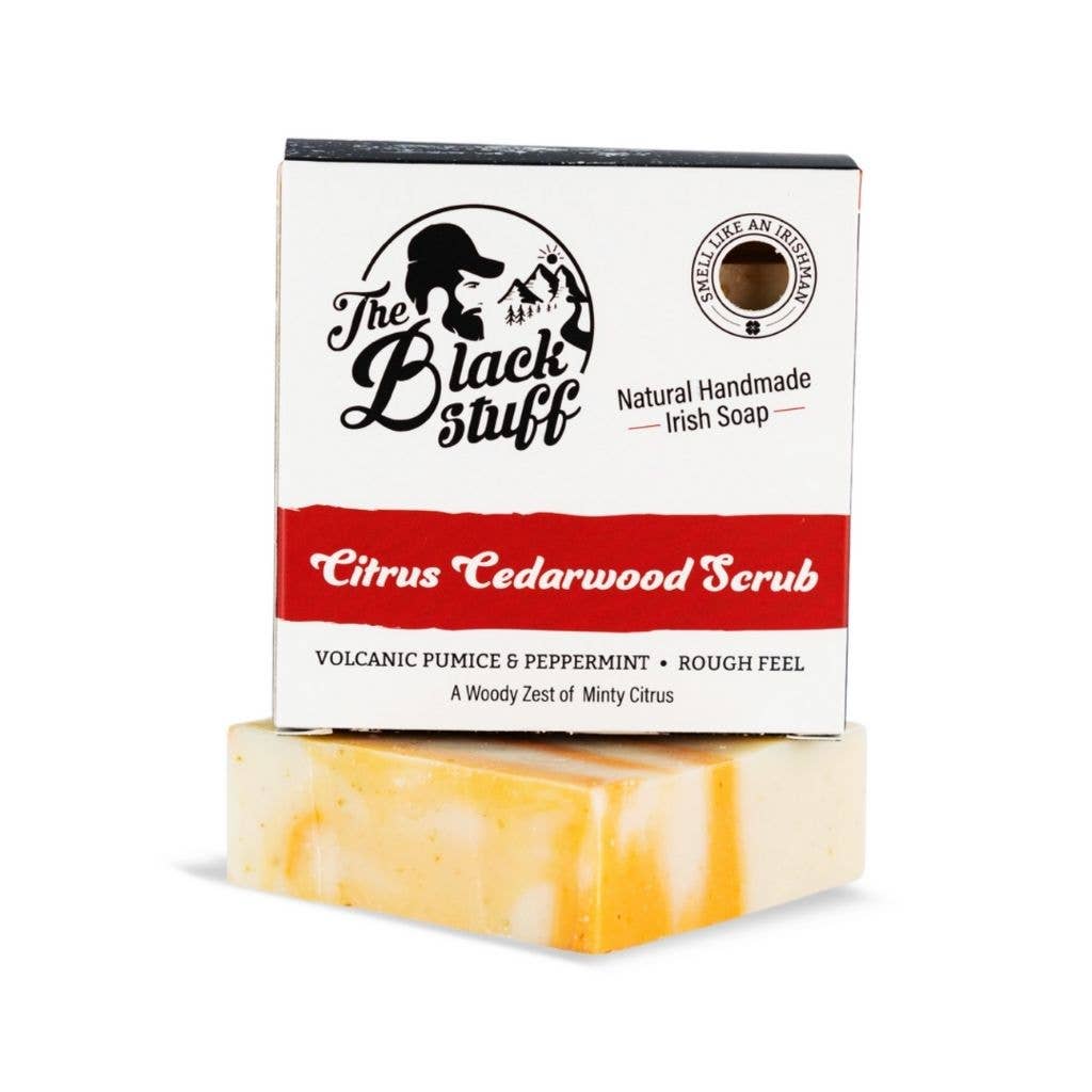 The Black Stuff Citrus Cedarwood Scrub