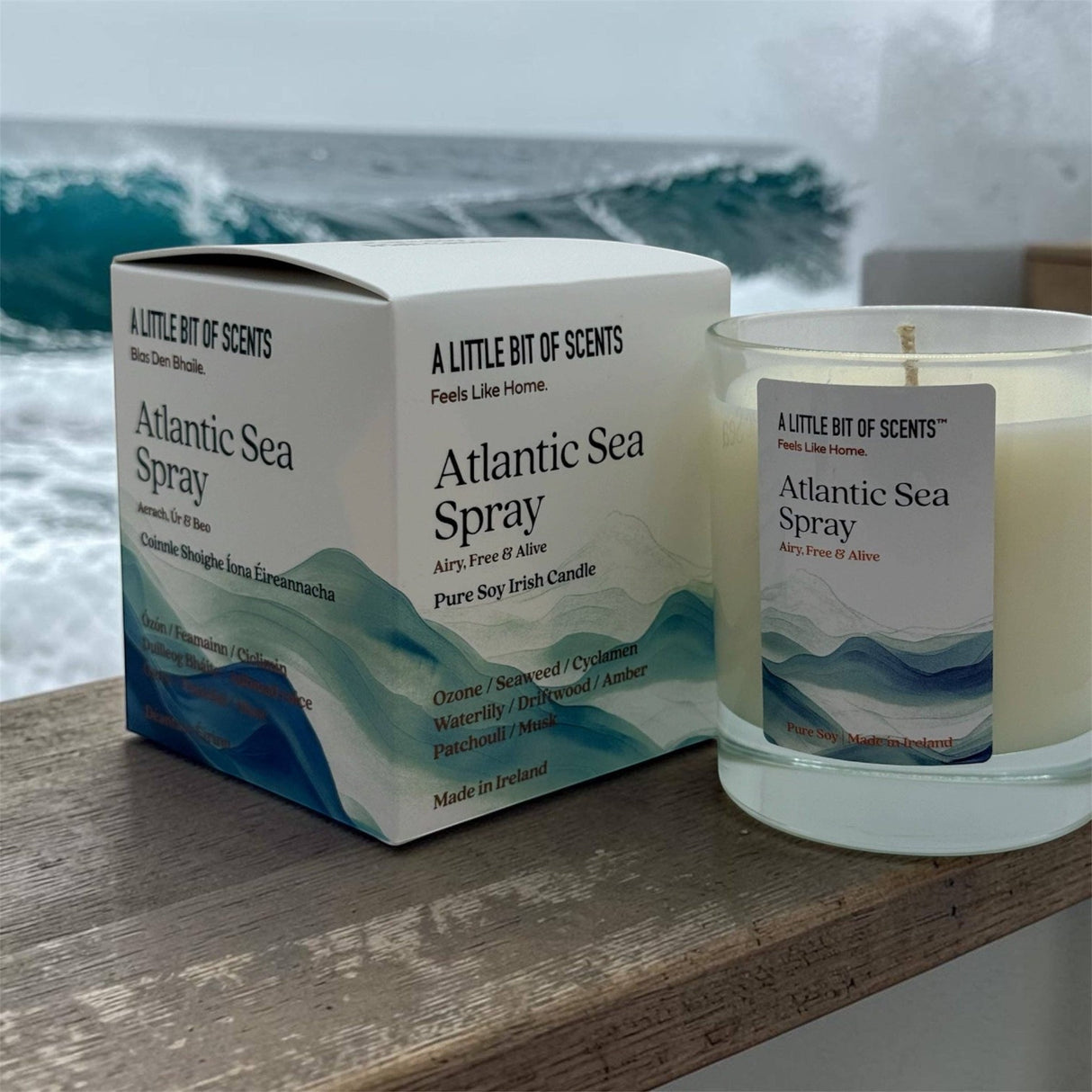 A Little Bit Of Scents Atlantic Sea Spray Scented Candle