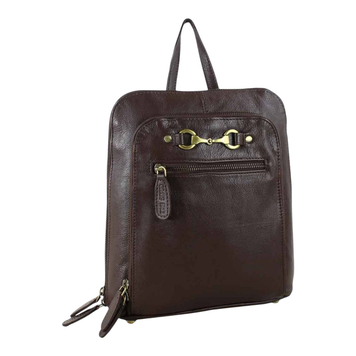 Grays 1922 Edith Rucksack with Snaffle - Brown Leather