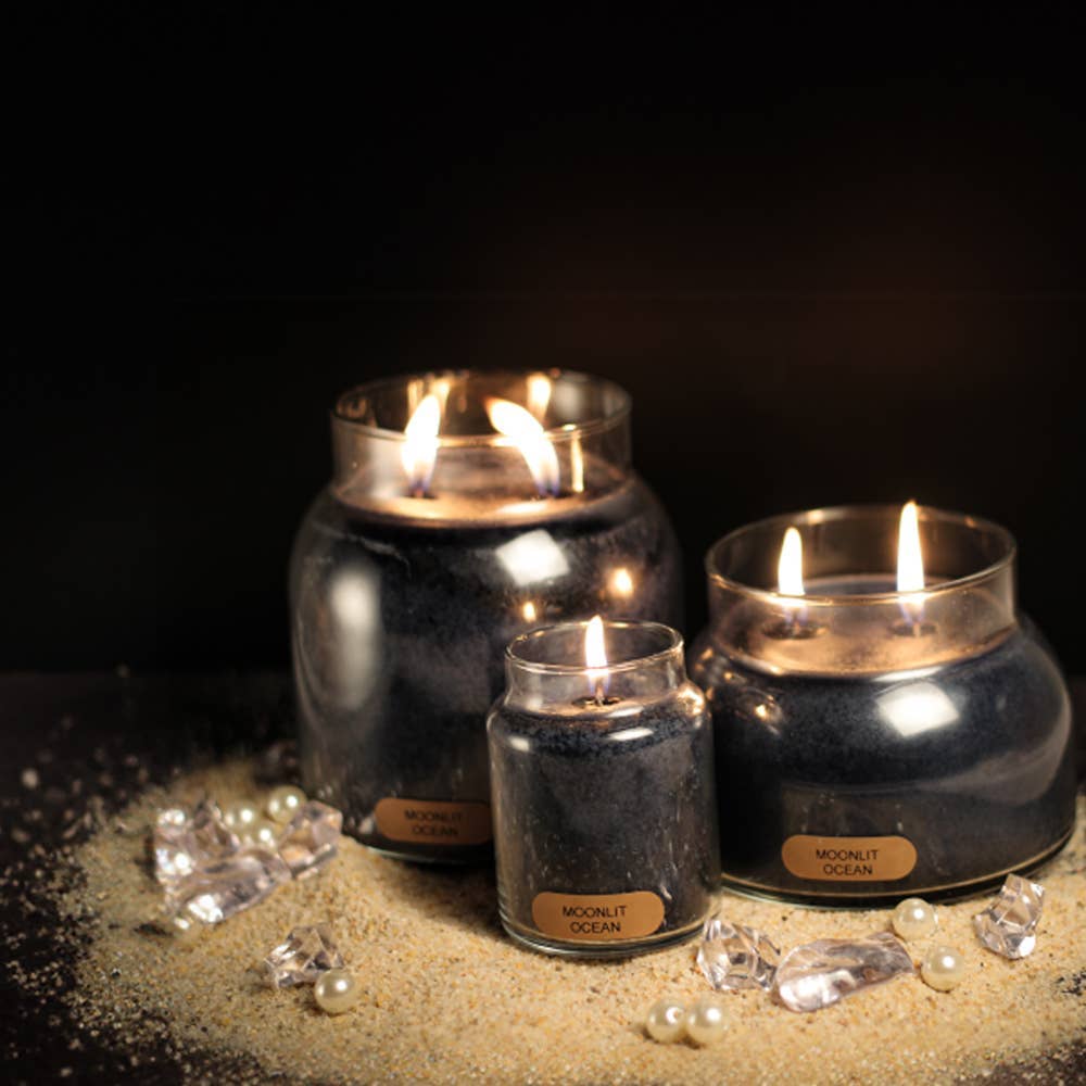 Cheerful Candle Moonlit Ocean Candle