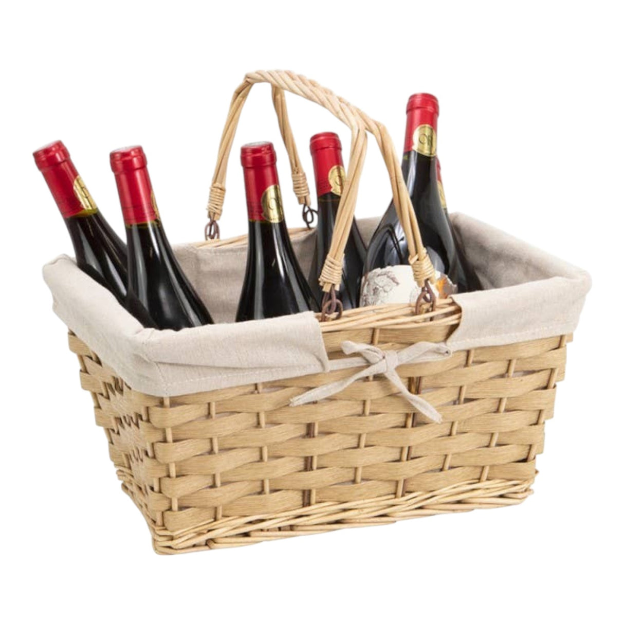 Deffrennes Rectangular Natural Wicker Basket