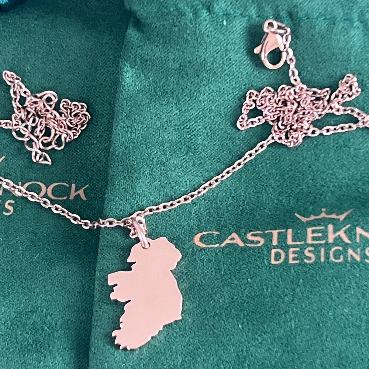 CastleKnock Designs Ireland Rose Gold Necklace