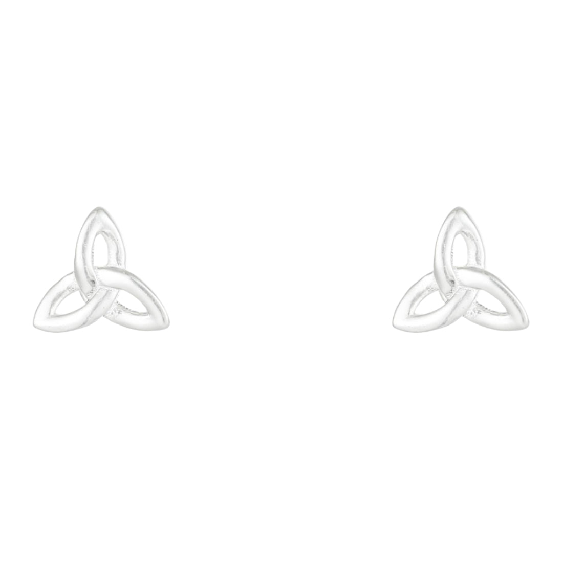Gra Collection Plain Trinity Earrings
