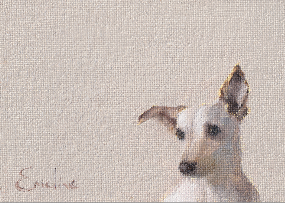 Emeline Watchorn Little Terrier Greeting Card 6x4
