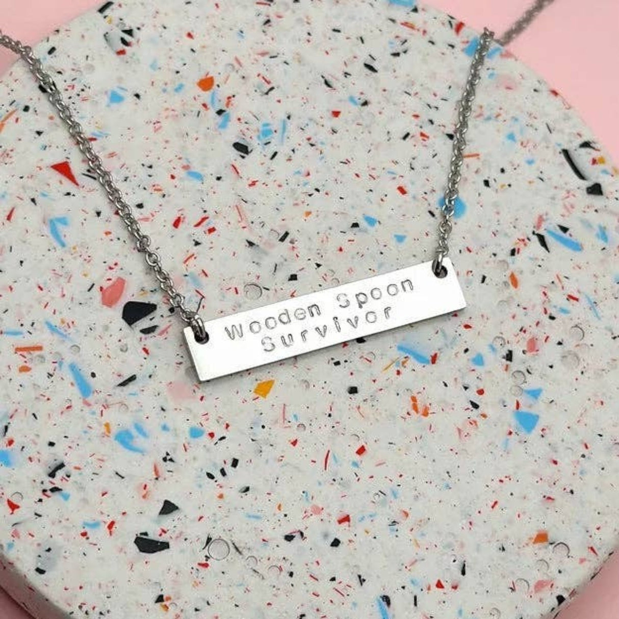 Rudies and Co Wooden Spoon Survivor Necklace