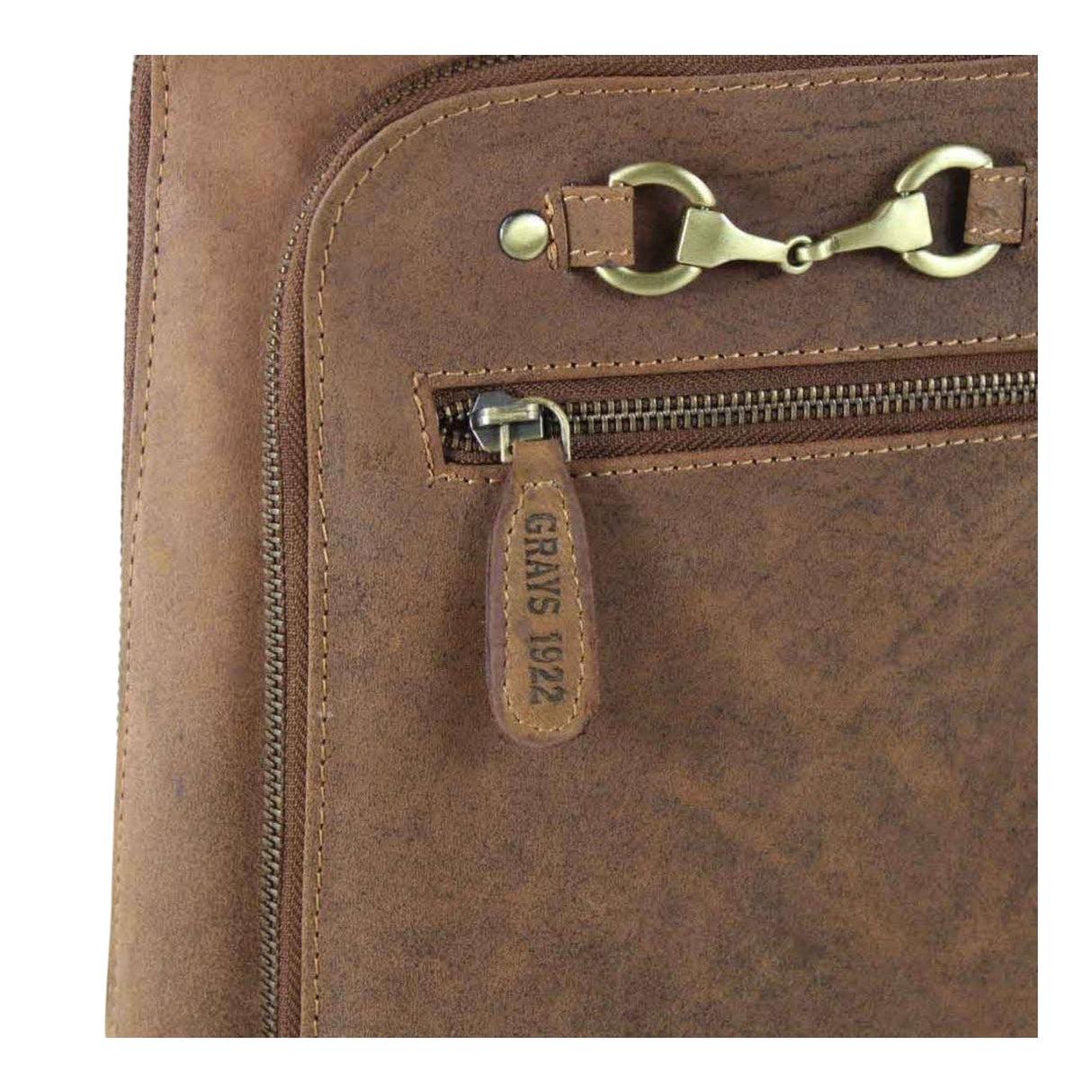 Grays 1922 Edith Rucksack with Snaffle - Hunter Leather