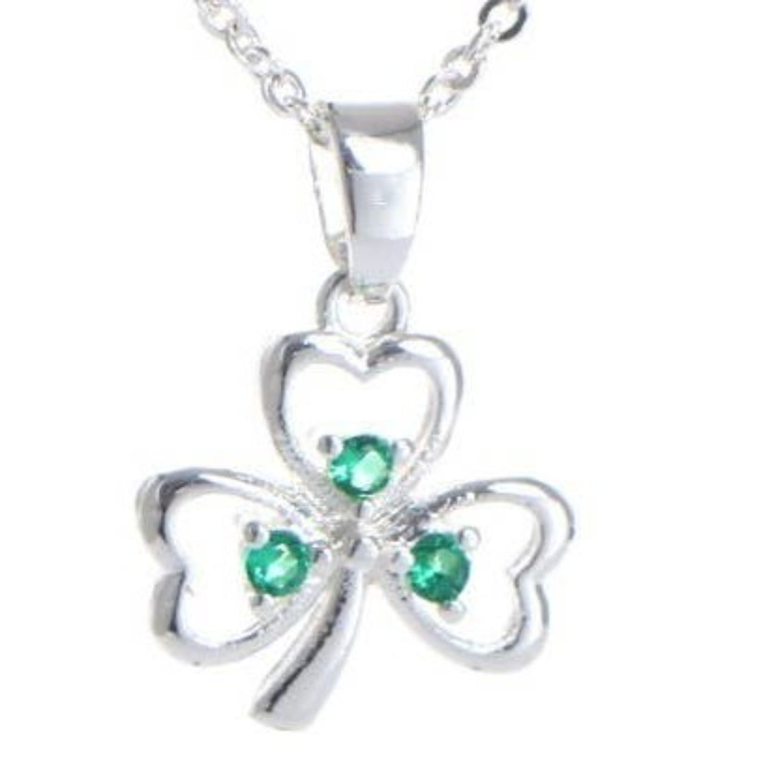 Celtic Ore Shamrock Necklace