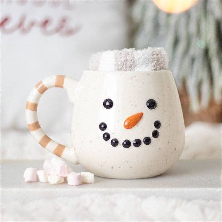 SD Snowman Mug and Socks Set
