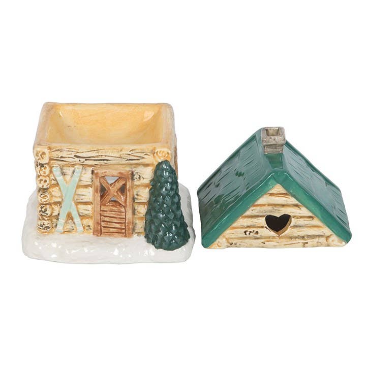 Something Different Winter Cabin Ski Chalet Oil Burner
