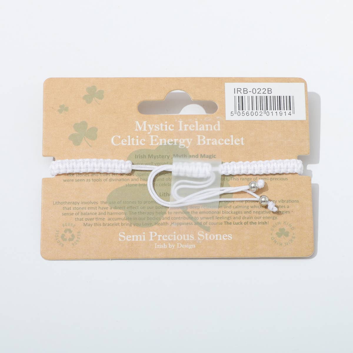 Celtic Ore Shamrock Quartz Bracelet