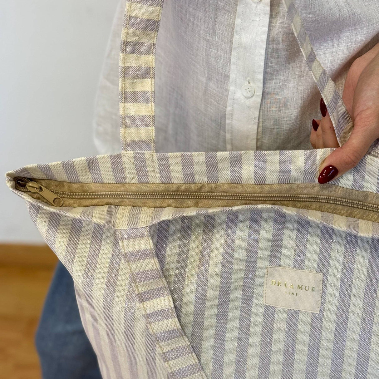 De La Mur Large Lulil Zipper Bag
