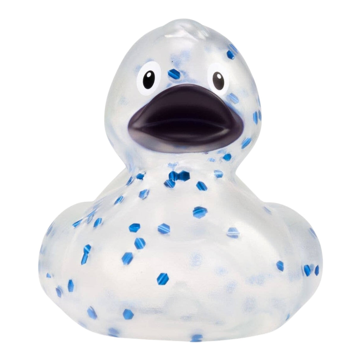 Bibi Blue Glitter Rubber Duck