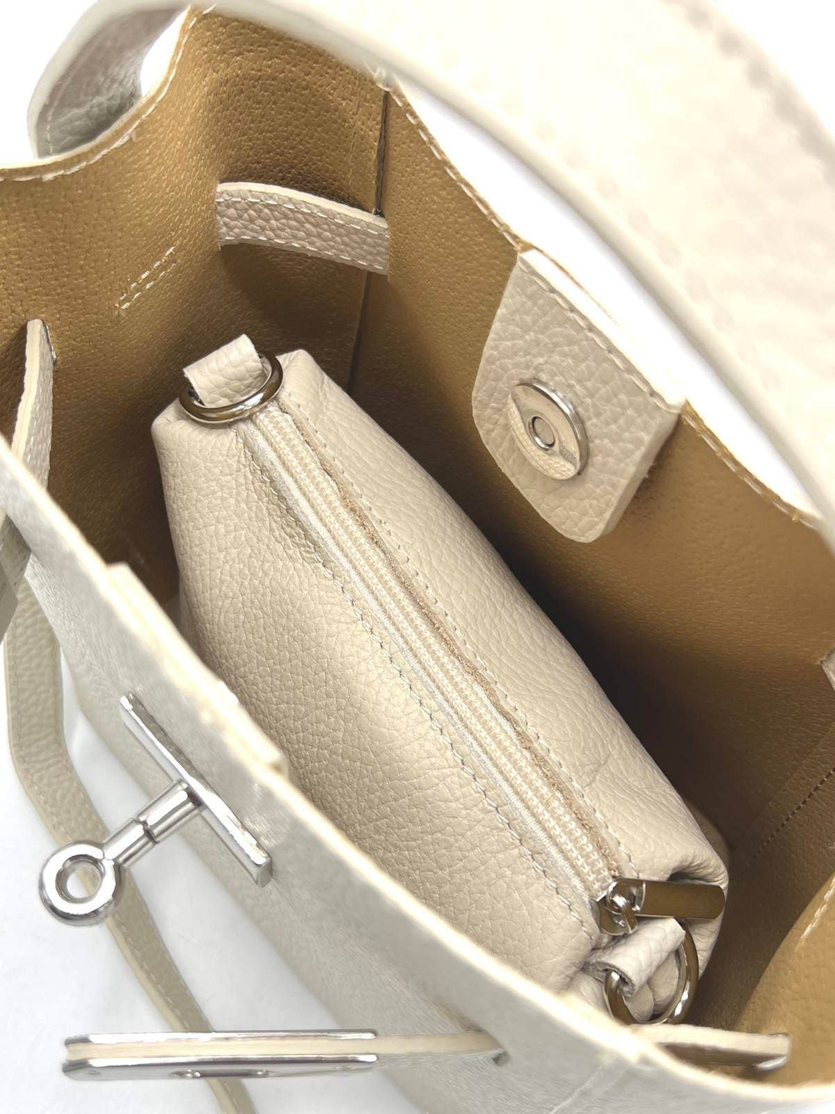 Suie Valentini Leather Mini Shoulder Bag