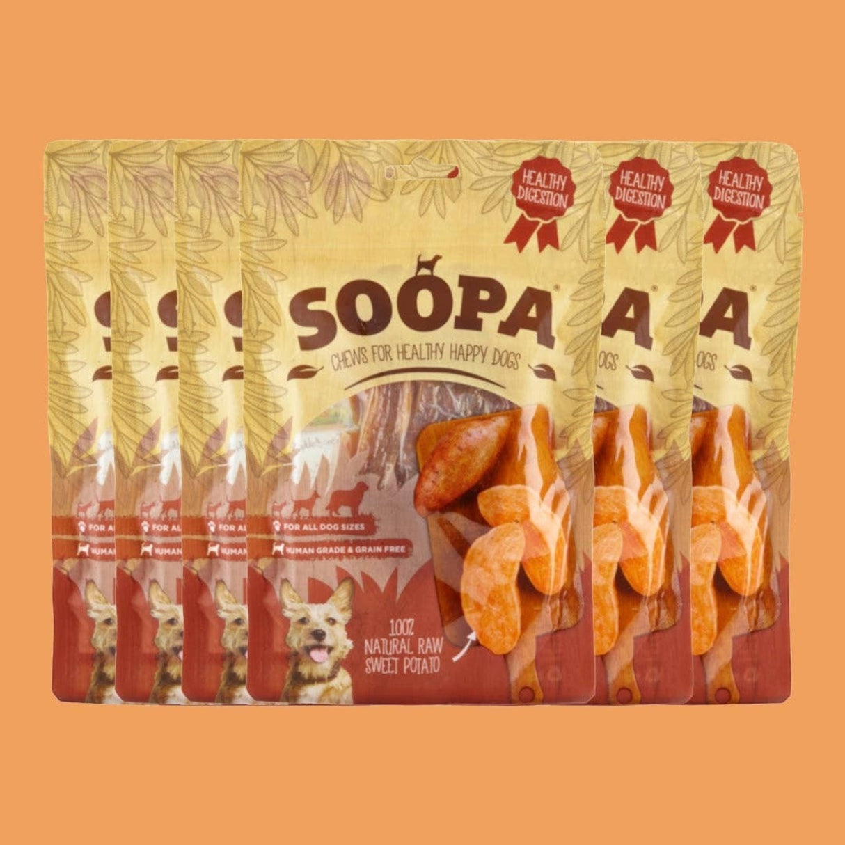 Soopa Natural Sweet Potato Dog Chews